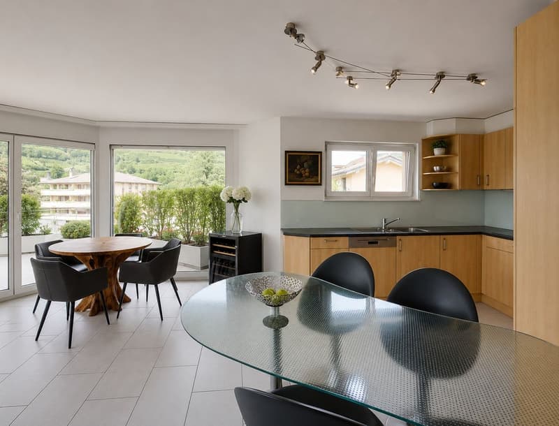 En exclusivité appartement  exceptionnel de 160 m² habitables, agrémenté d'une terrasse de 28 m² et d'un garage-box. (5)