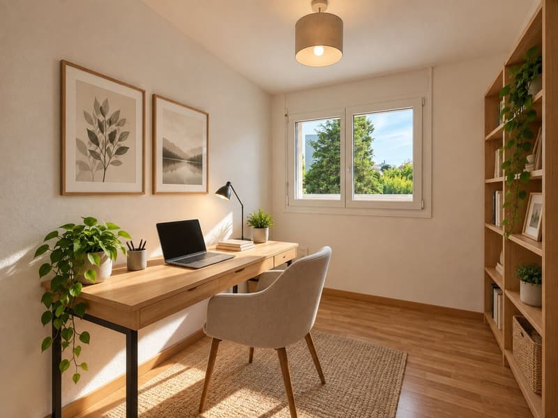 Appartement 5,5 pièces avec  terrasse, garage double et place de parc extérieure (8)