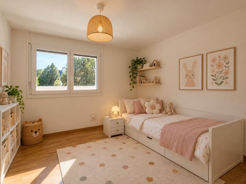 Appartement 5,5 pièces avec  terrasse, garage double et place de parc extérieure (7)