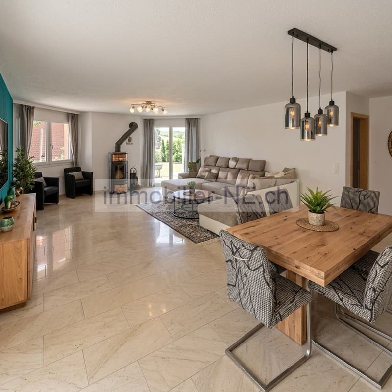 Grand appartement moderne avec jardin, véranda et 133 m2 de terrasse (1)