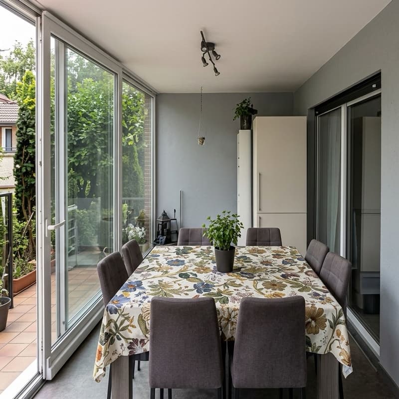 Grand appartement moderne avec jardin, véranda et 133 m2 de terrasse (2)