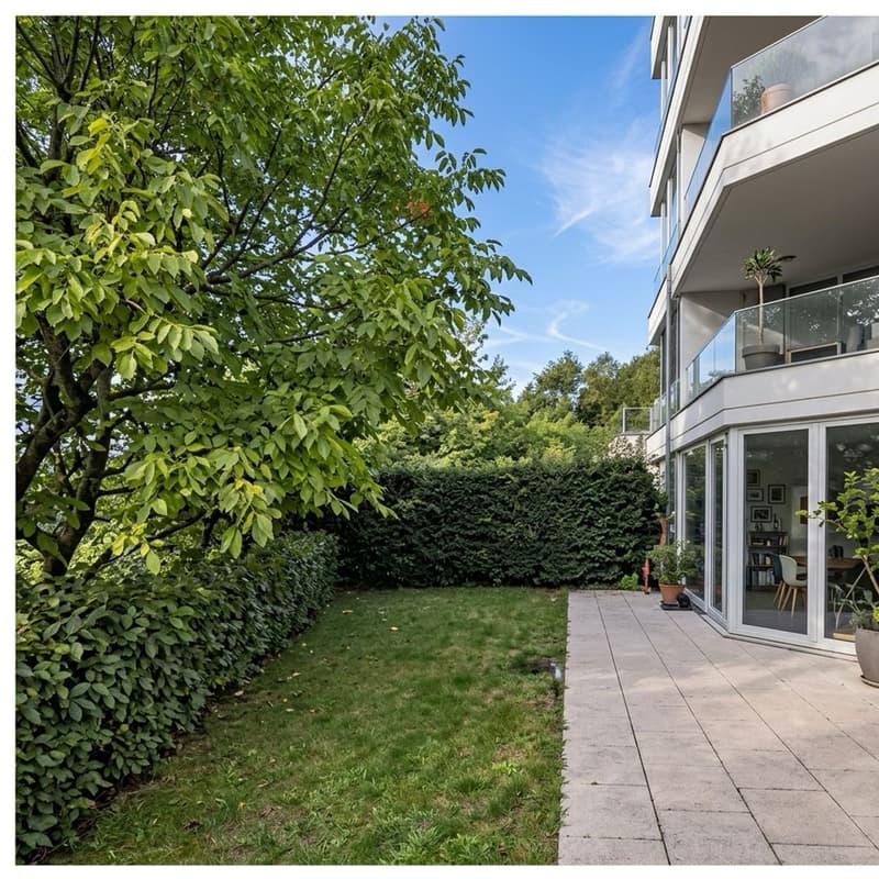 Grand appartement moderne avec jardin, véranda et 133 m2 de terrasse (5)