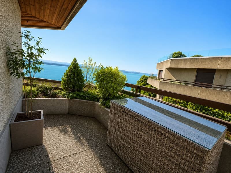 Appartement de 3,5 pièces avec vue panoramique sur le lac et place de parc intérieure (2)