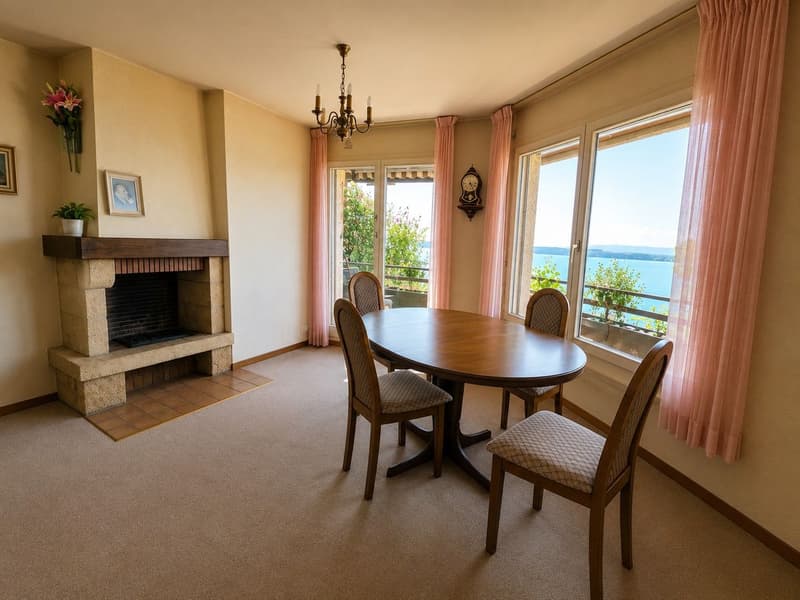 Appartement de 3,5 pièces avec vue panoramique sur le lac et place de parc intérieure (3)