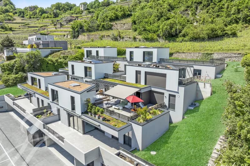 Magnificent duplex/villa project in Gravelone, Sion (1)