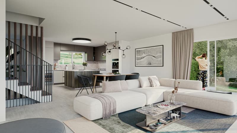 Villa semi-individuelle sur plans - Lot 1 (1)