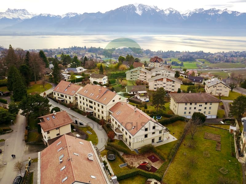 Bel appartement avec jardin situé entre Vevey et Montreux (1)