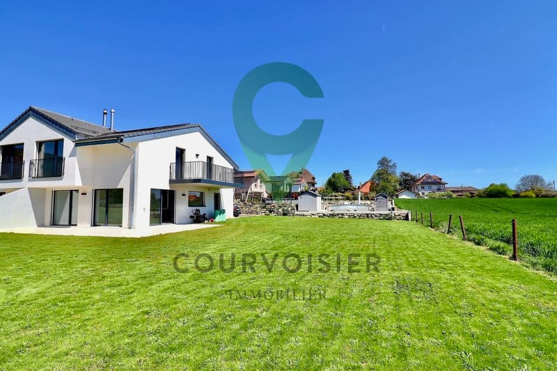 Neuf ! Villa jumelée avec horizon dégagé sur la chaîne des Alpes (13)