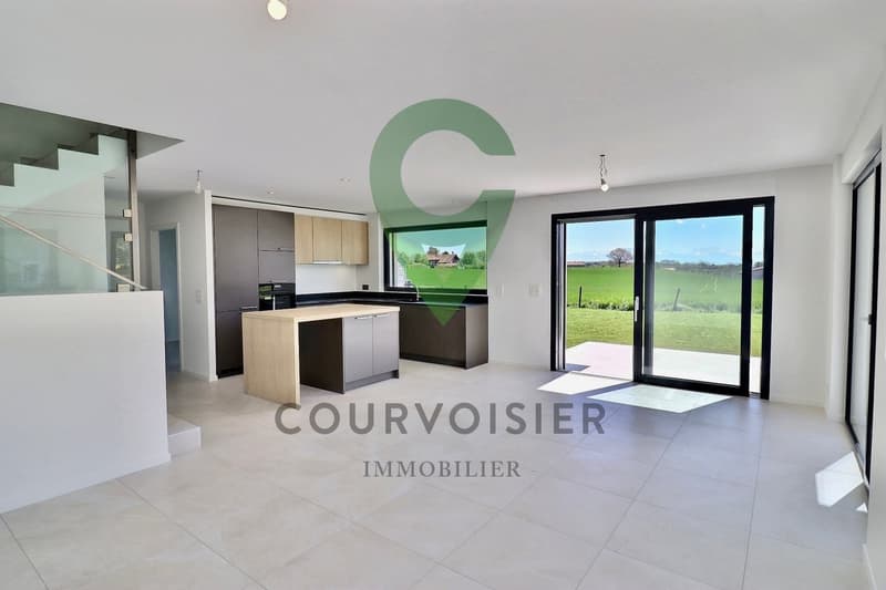 Neuf ! Villa jumelée avec horizon dégagé sur la chaîne des Alpes (2)