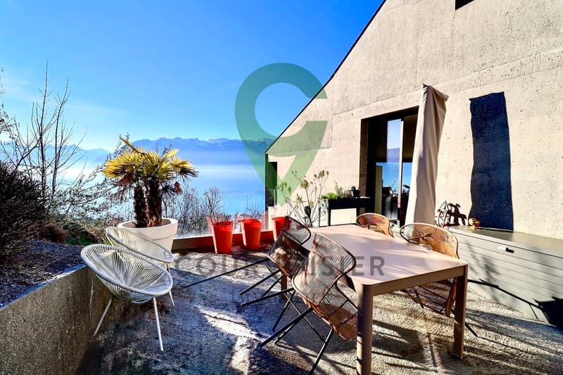 Magnifique duplex avec vue imprenable sur le lac et les Alpes! (6)