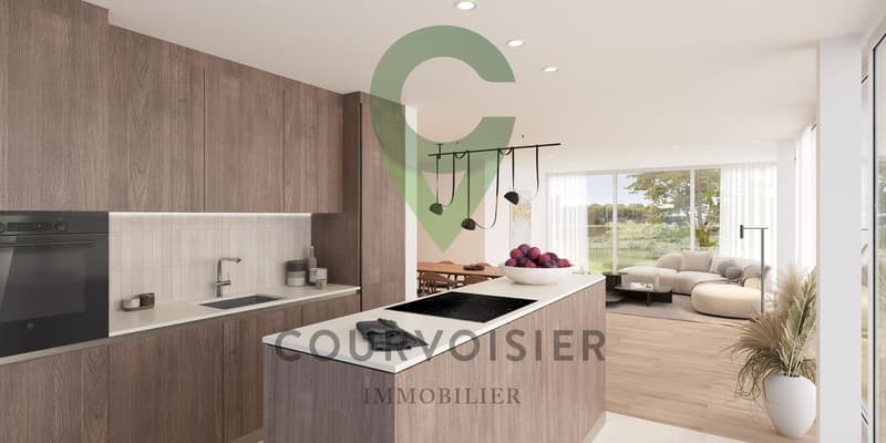 Appartement avec jardin privatif aux portes du centre-ville de Rolle (3)