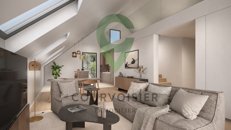 Attique d'exception avec terrasse panoramique aux portes de Rolle (2)