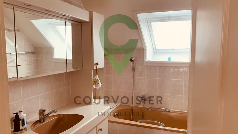 APPARTEMENT EN ATTIQUE AVEC VUE IMPRENABLE SUR LE LAC ET ALPES (9)