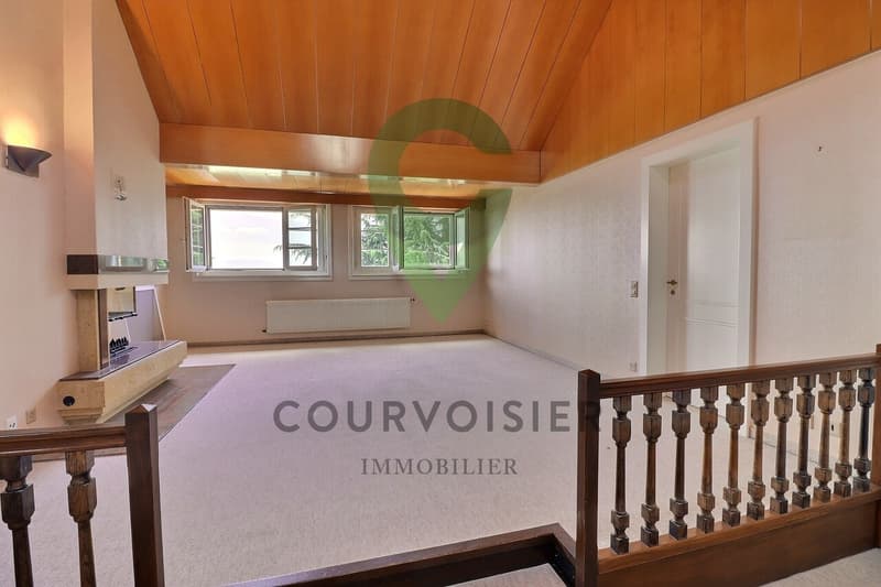 APPARTEMENT EN ATTIQUE AVEC VUE IMPRENABLE SUR LE LAC ET ALPES (3)
