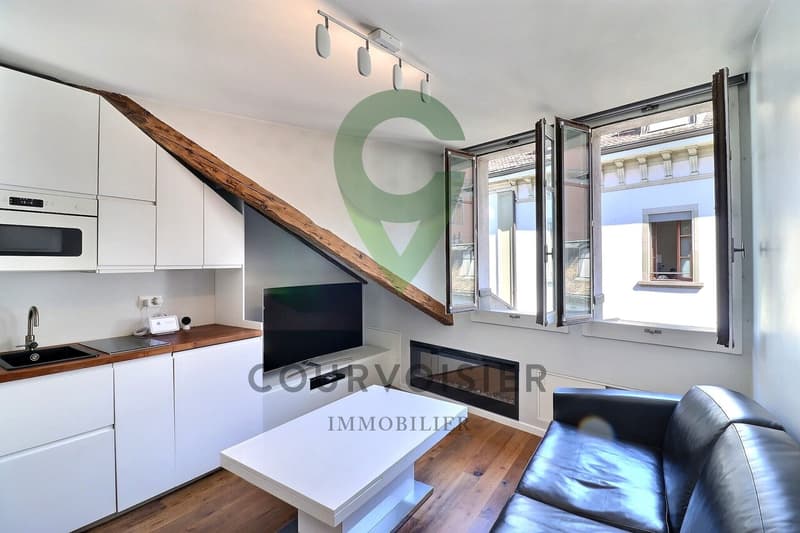 Studio avec cachet en vielle ville de Genève idéal pour les étudiants (3)