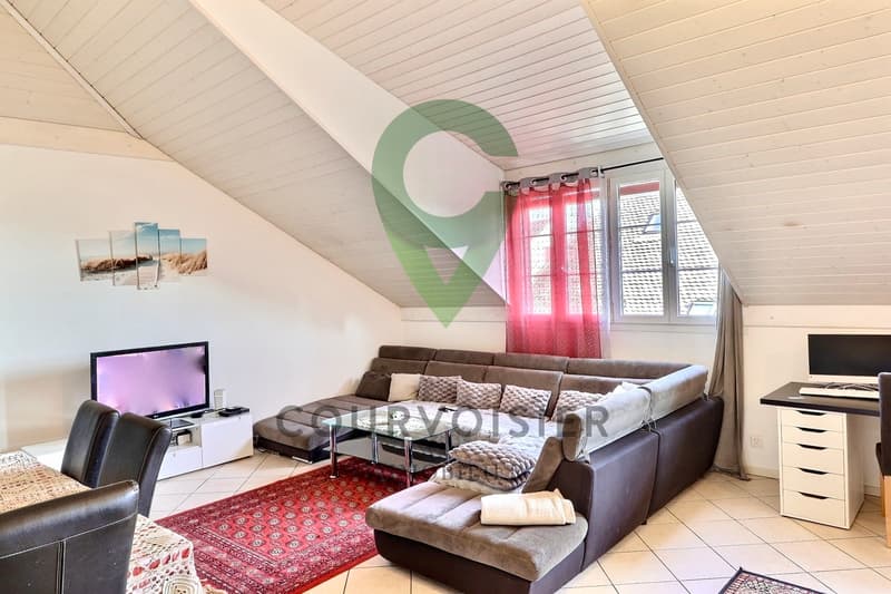 DUPLEX DE 5.5 PIECES DANS PETITE COPROPRIÉTÉ (6)