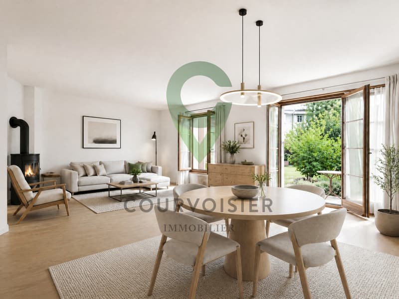 A 9 minutes de Morges : charmante maison en triplex avec jardin (1)