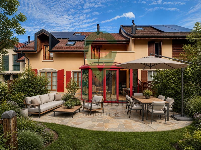 A 9 minutes de Morges : charmante maison en triplex avec jardin (10)