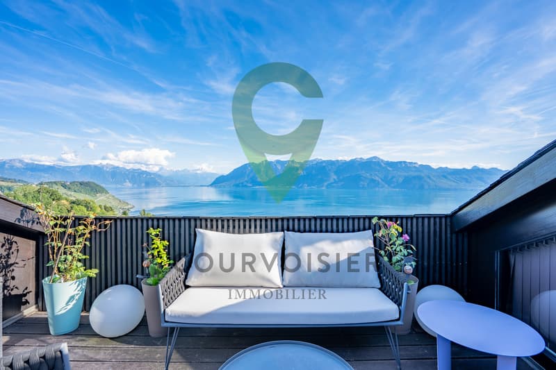 Le lac dans votre salon! Magnifique duplex au coeur du Lavaux! (4)