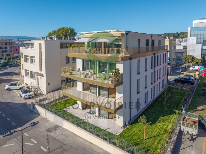 Aux portes de Lausanne - superbe 4,5 pièces neuf en rez-de-jardin (2)
