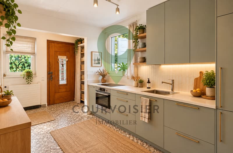 Appartement du Rez - Potentiel révélé par IA
