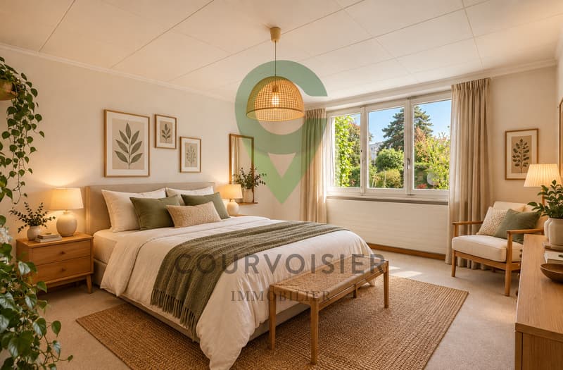 Appartement du Rez - Potentiel révélé par IA