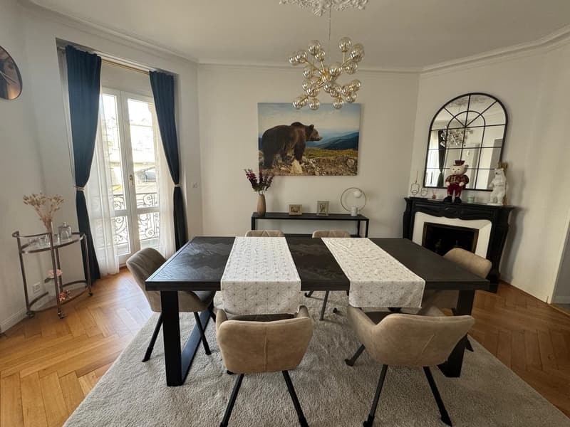 Lausanne sous-gare - Objet rare - magnifique appartement  rénové dans un immeuble1900 (3)