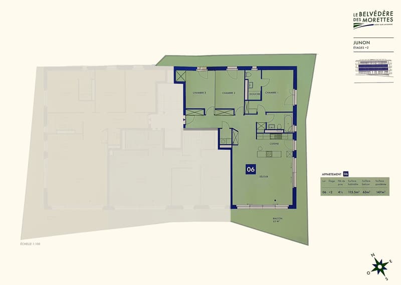 Le Mont-sur-Lausanne - Magnifique appartement de 4,5 pièces avec vue dans un cadre verdoyant (14)