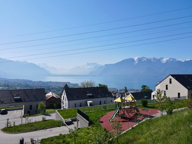Magnifique maison jumelle moderne à Jongny avec vue panoramique (4)