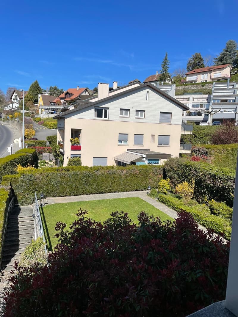 LUTRY - Charmant attique de 2.5 pièces plus combles avec vue et balcon (7)