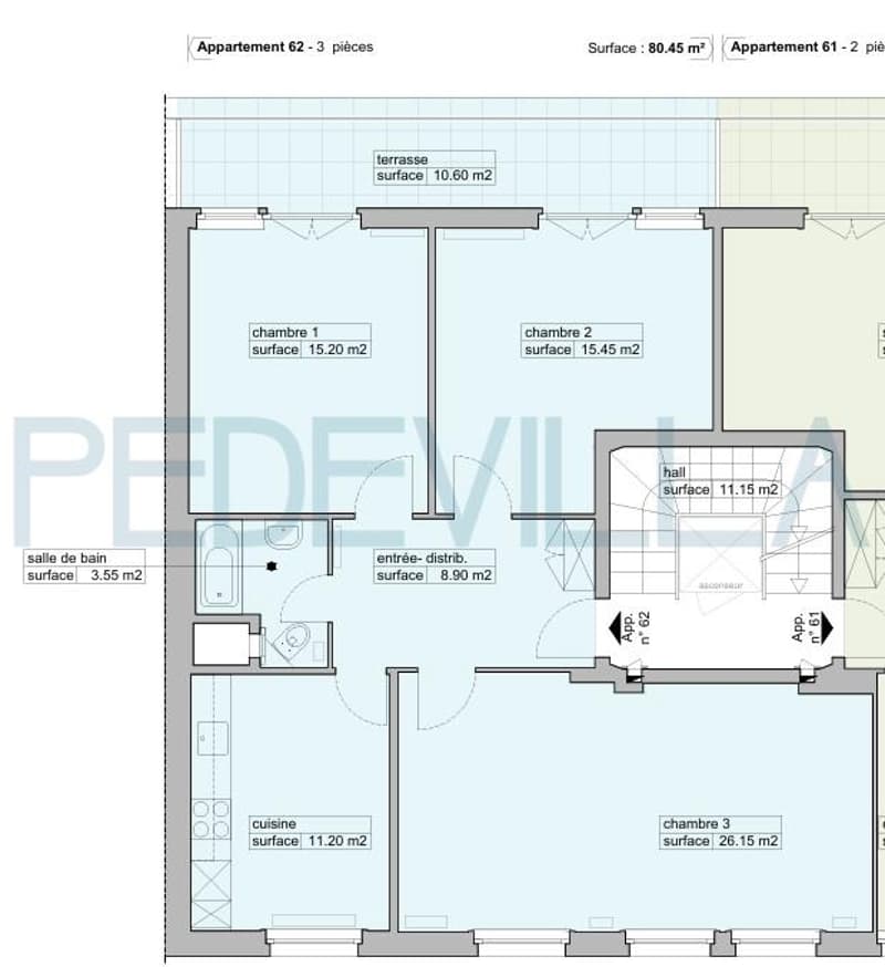 À deux pas de la gare - Appartement lumineux de 3 pièces (9)