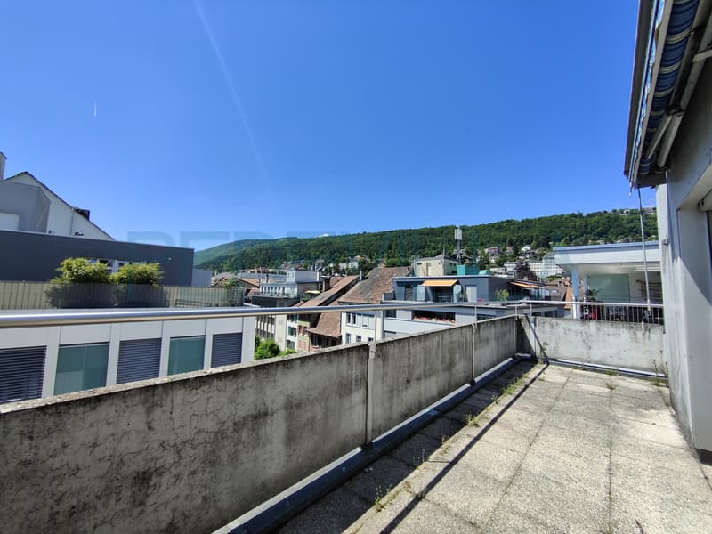 À louer - Lumineux studio au centre ville avec terrasse (5)