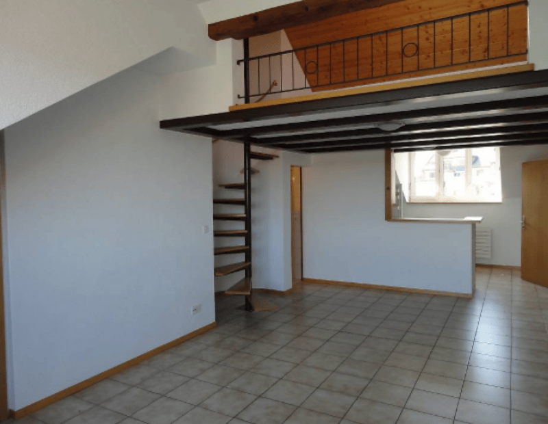 Charmant appartement de 2 pièces en attique avec mezzanine (3)