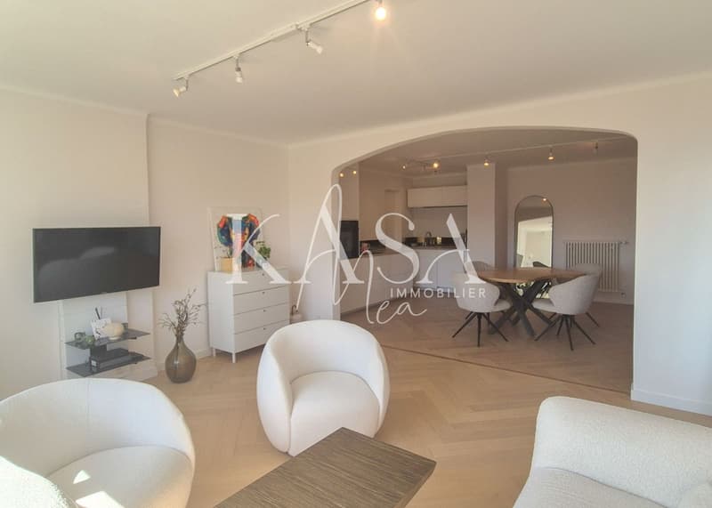Appartement rénové en attique, vue lac (2)