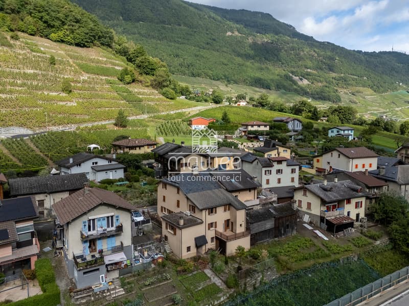Charmant 4,5 pièces avec terrasses et annexes à Martigny-Combe ! (5)