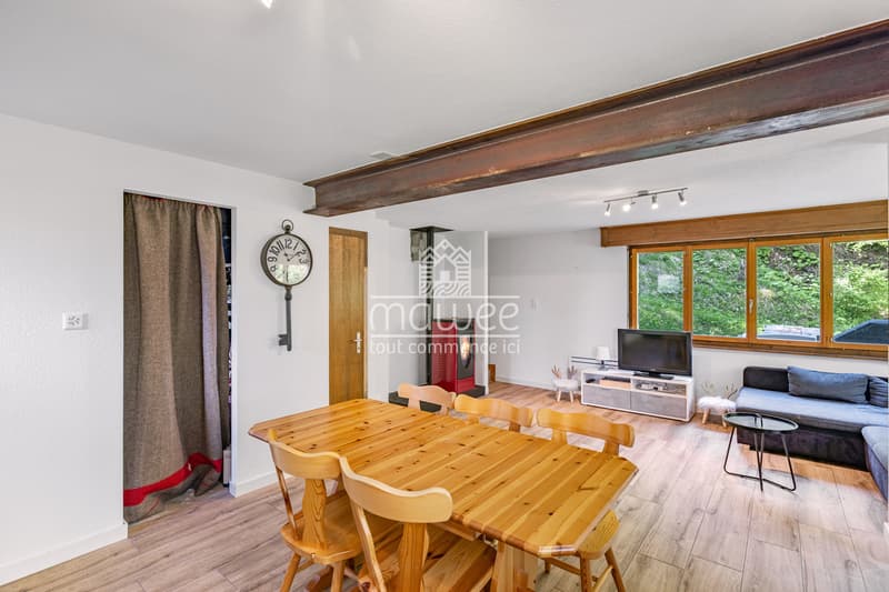 Chalet chaleureux à La Tzoumaz, nature et tranquillité ! (4)