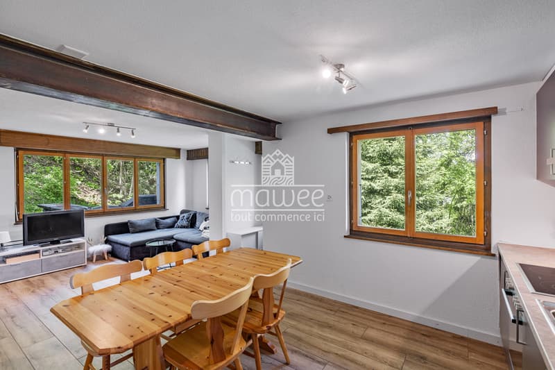 Chalet chaleureux à La Tzoumaz, nature et tranquillité ! (5)
