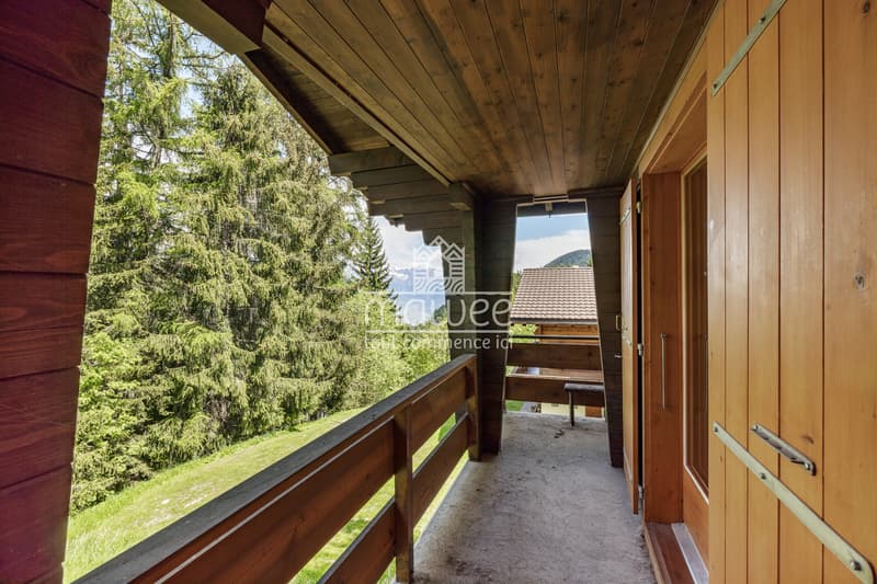 Chalet chaleureux à La Tzoumaz, nature et tranquillité ! (9)