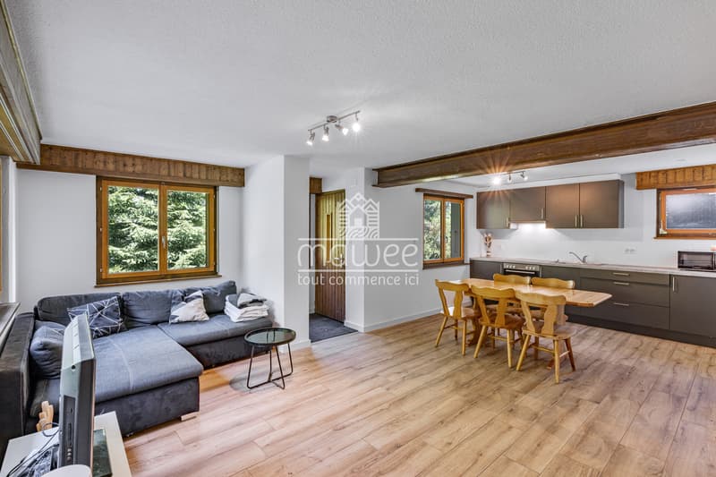 Chalet chaleureux à La Tzoumaz, nature et tranquillité ! (1)