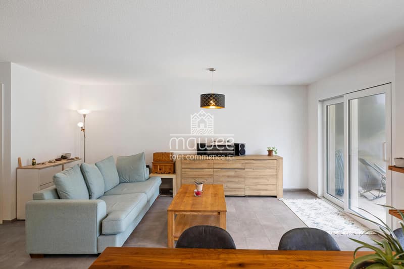 Charmant 3,5 pièces avec terrasse, jardin et deux places de parc (9)