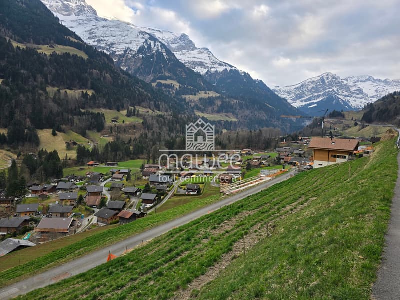 Chalet individuel neuf avec grand balcon et vue dégagée ! (11)