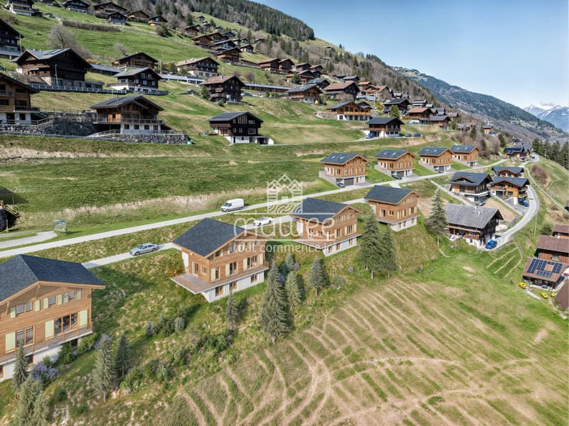 Chalet individuel neuf avec grand balcon et vue dégagée ! (10)