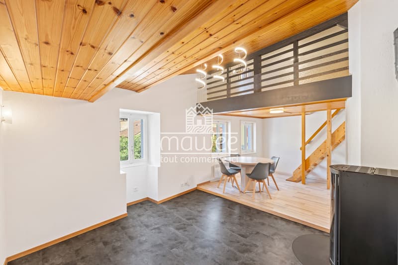 Petite maison de village de 3 pièces, cosy et pleine de charme (1)