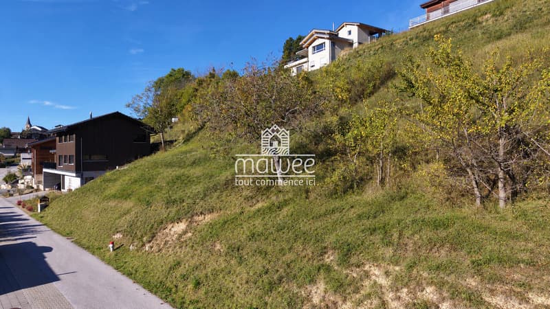 Terrain à bâtir de 860 m² à Fortunau - Vue dégagée et cadre paisible (2)