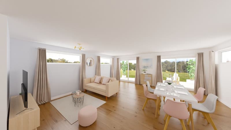 Appartement rénové de 3.5 pièces avec terrasse et espace extérieur privatif (1)