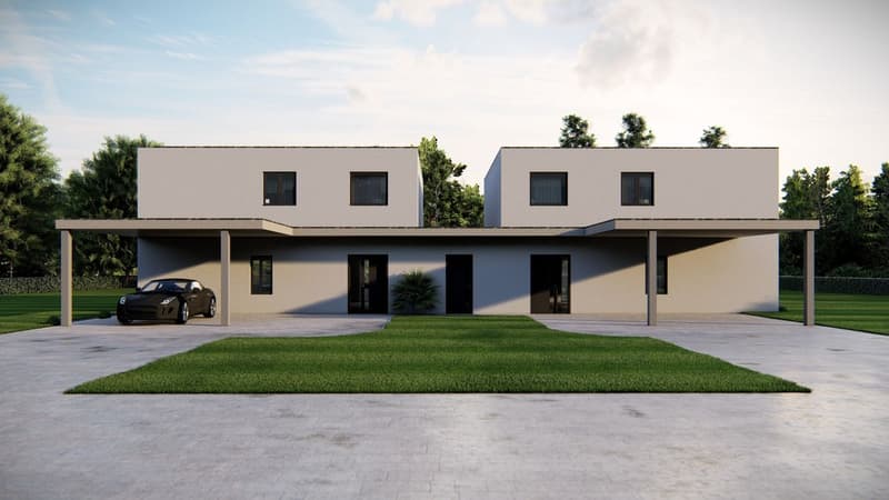 Villa jumelée neuve au centre de Courtedoux (2)