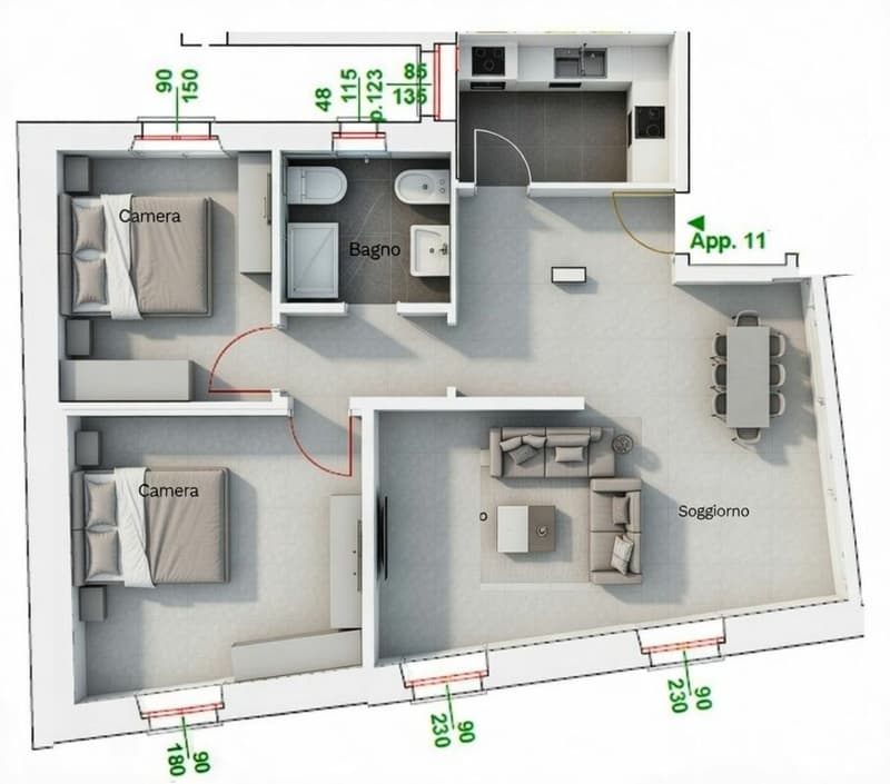 3.5 locali ristrutturato (4)