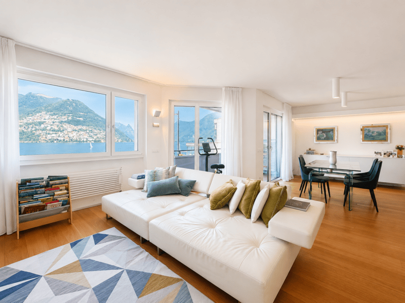 Stunning 4.5-room apartment with private lakeside beach (4)