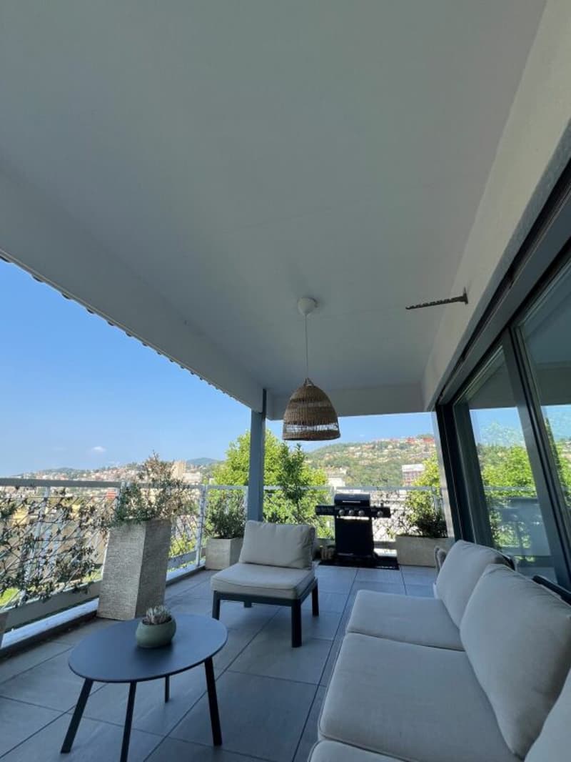 Attico 3.5 locali vista lago, terrazza e 2 parcheggi (12)
