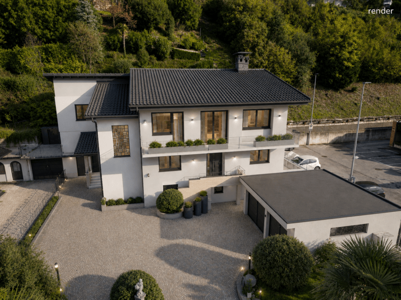 Grande casa sul lago (1)